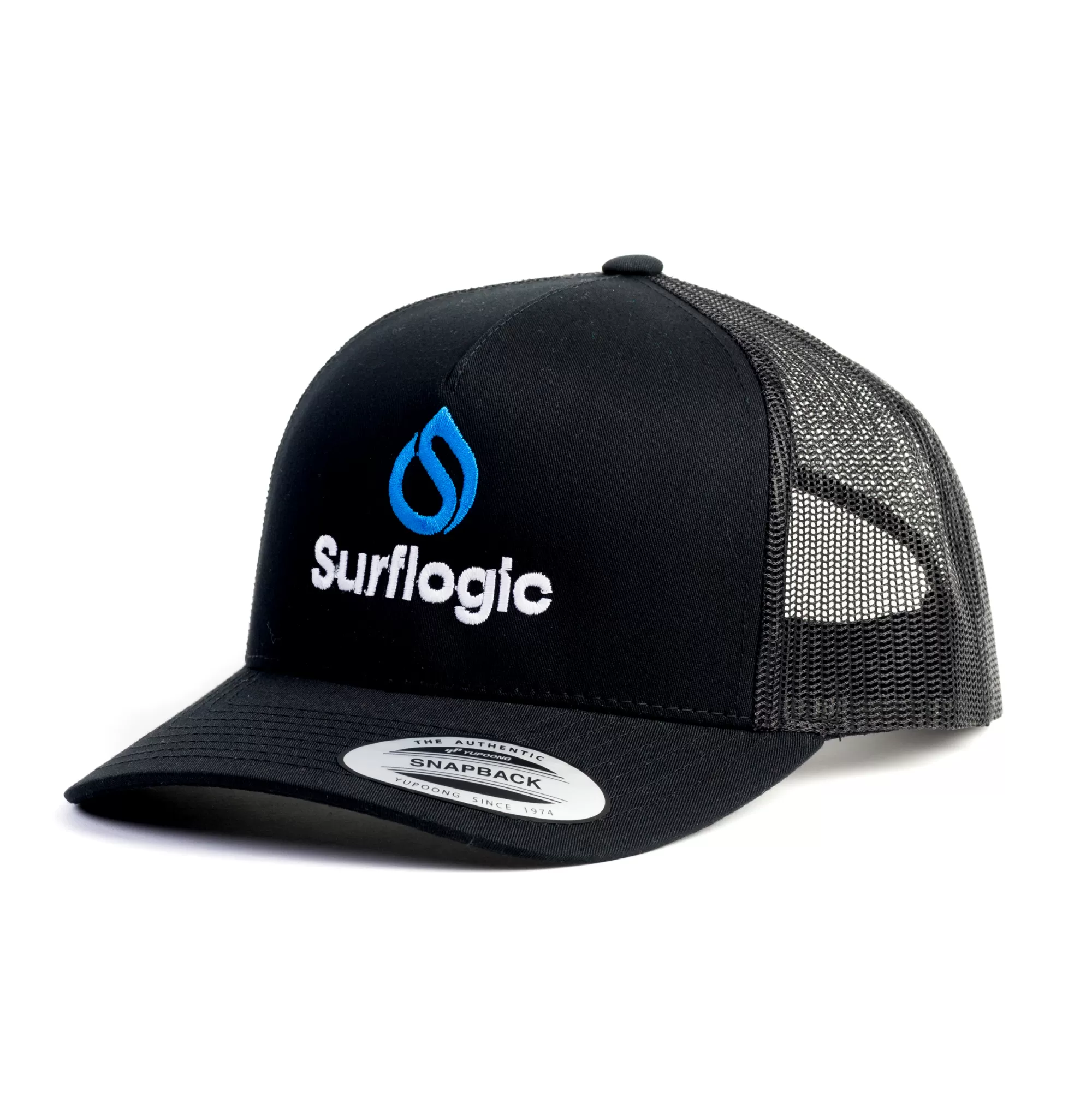 Surflogic Casquettes>Casquette Sfl Curve Trucker Noir