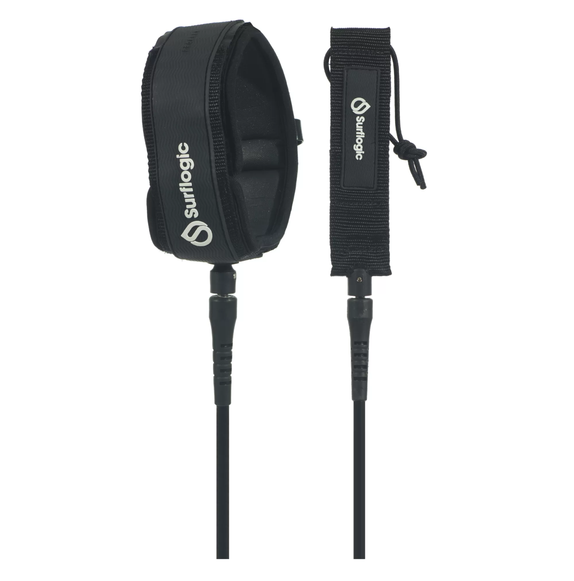 Surflogic Longboard Leashes>Leash Longboard 9 Genou Noir