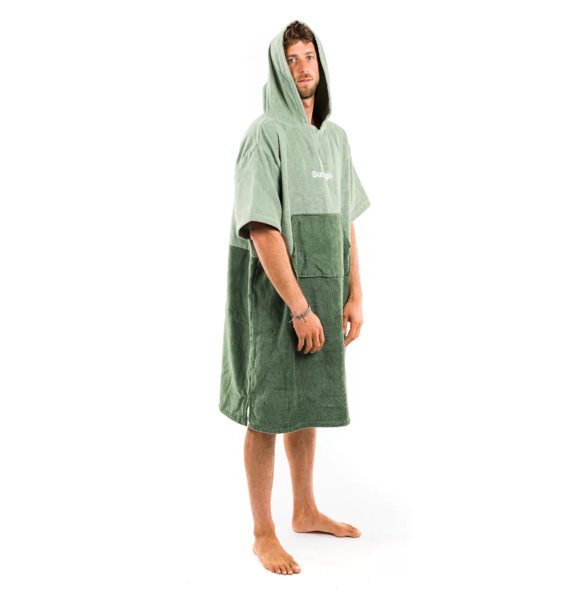 Surflogic Ponchos>Poncho Vert & Olive