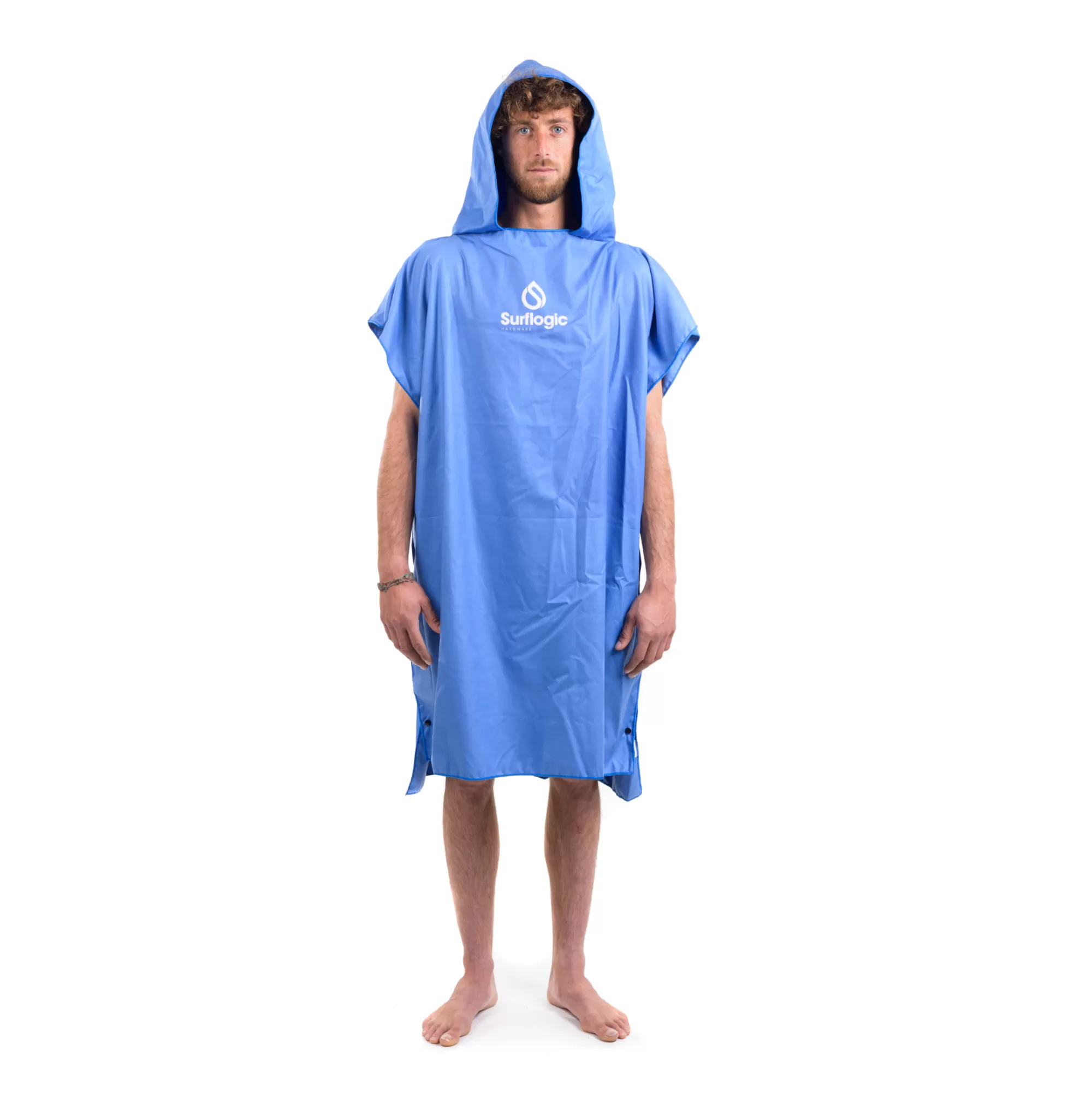 Surflogic Ponchos>Quick-Dry Poncho Microfibre Bleu